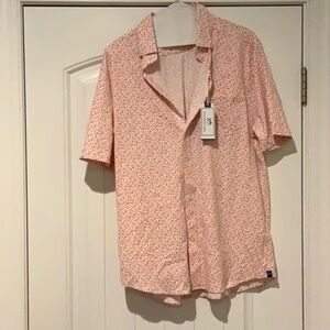 Men’s Southern Tide Just Chillin - Intercoastal Short Sleeve Button Down - M